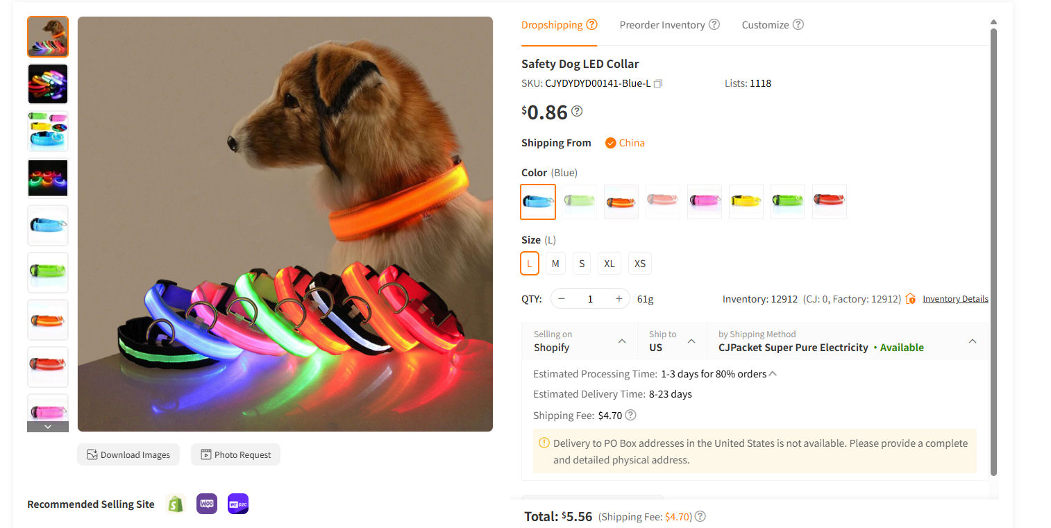 LED Dog Collar 